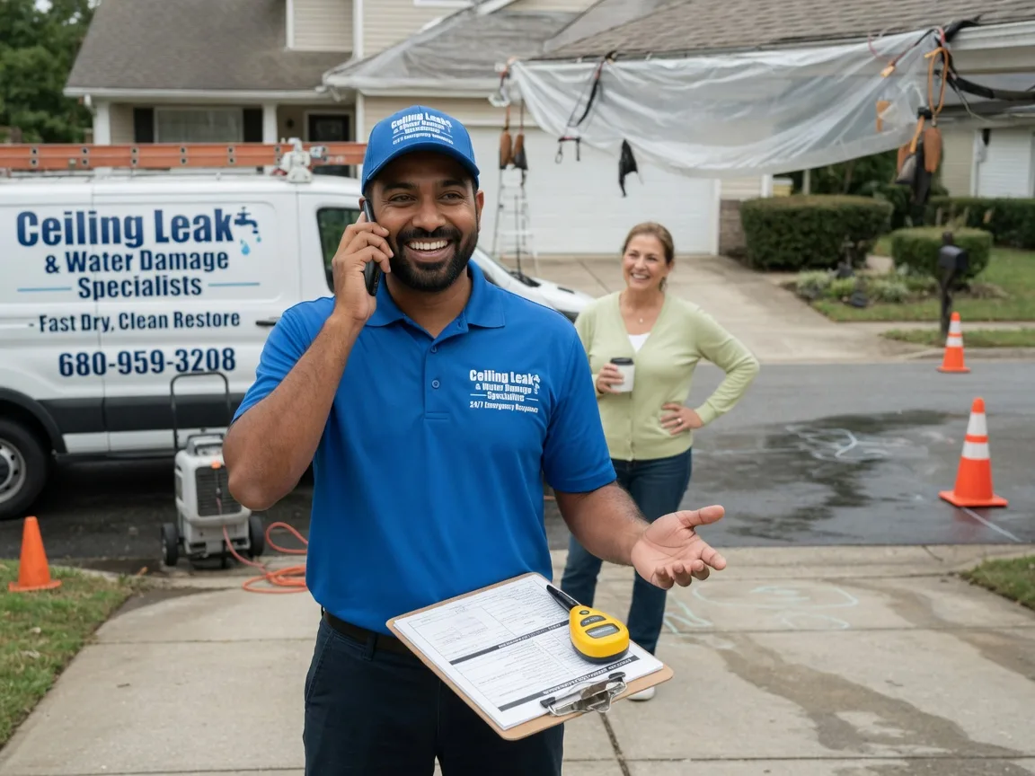 Ceiling Leak Cleanup Alston, GA FAQs